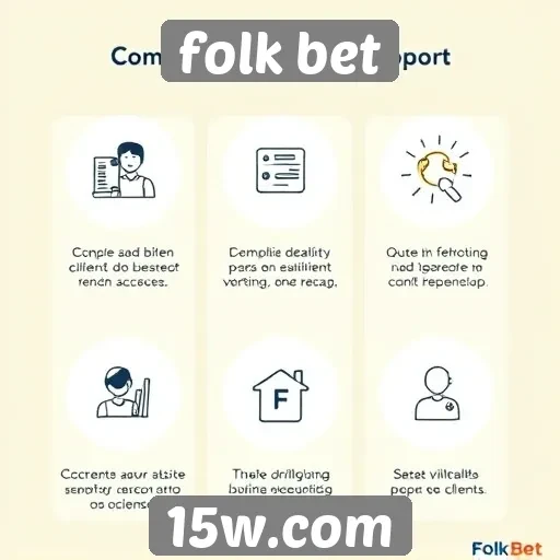 Diferenciais do suporte ao cliente no Folk Bet