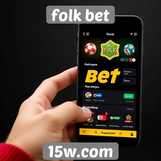 Funcionalidades do aplicativo da Folk Bet
