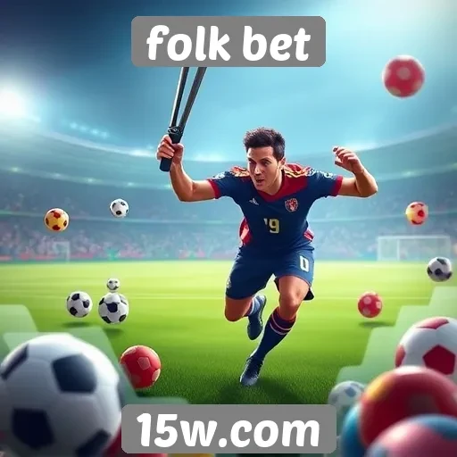 Seleção de jogos disponíveis na plataforma Folk Bet