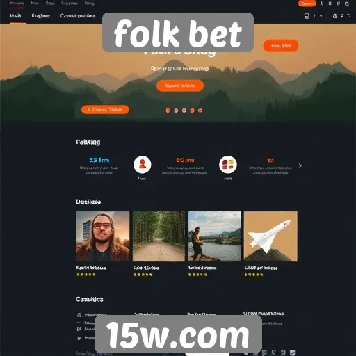 Análise da interface de usuário do site folk bet